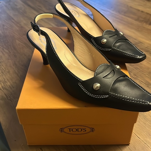 Tod’s Novak Chanel Decoupage slingback black - Picture 9 of 11